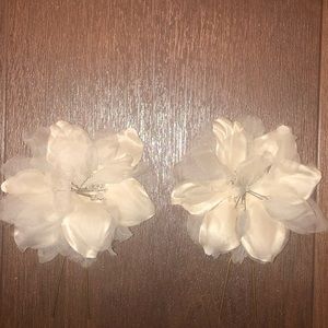 Lori London silk hair flower with crystals